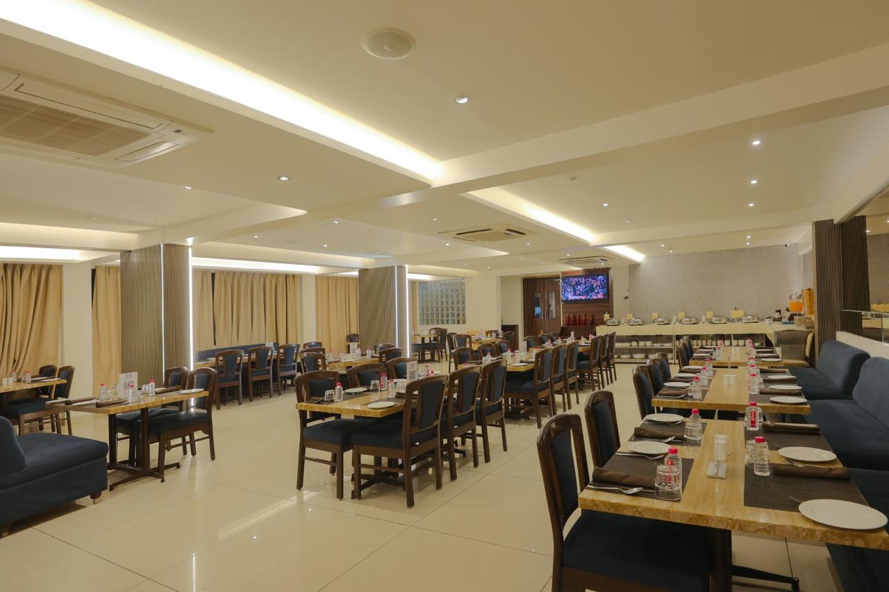 Dining room at Hotel Prince, Bhuj